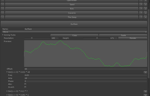 Sea Green Sin Wave Curve